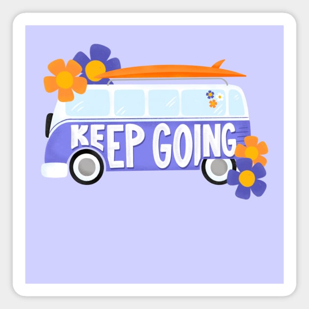 Keep Going Magnet by createdbyginny